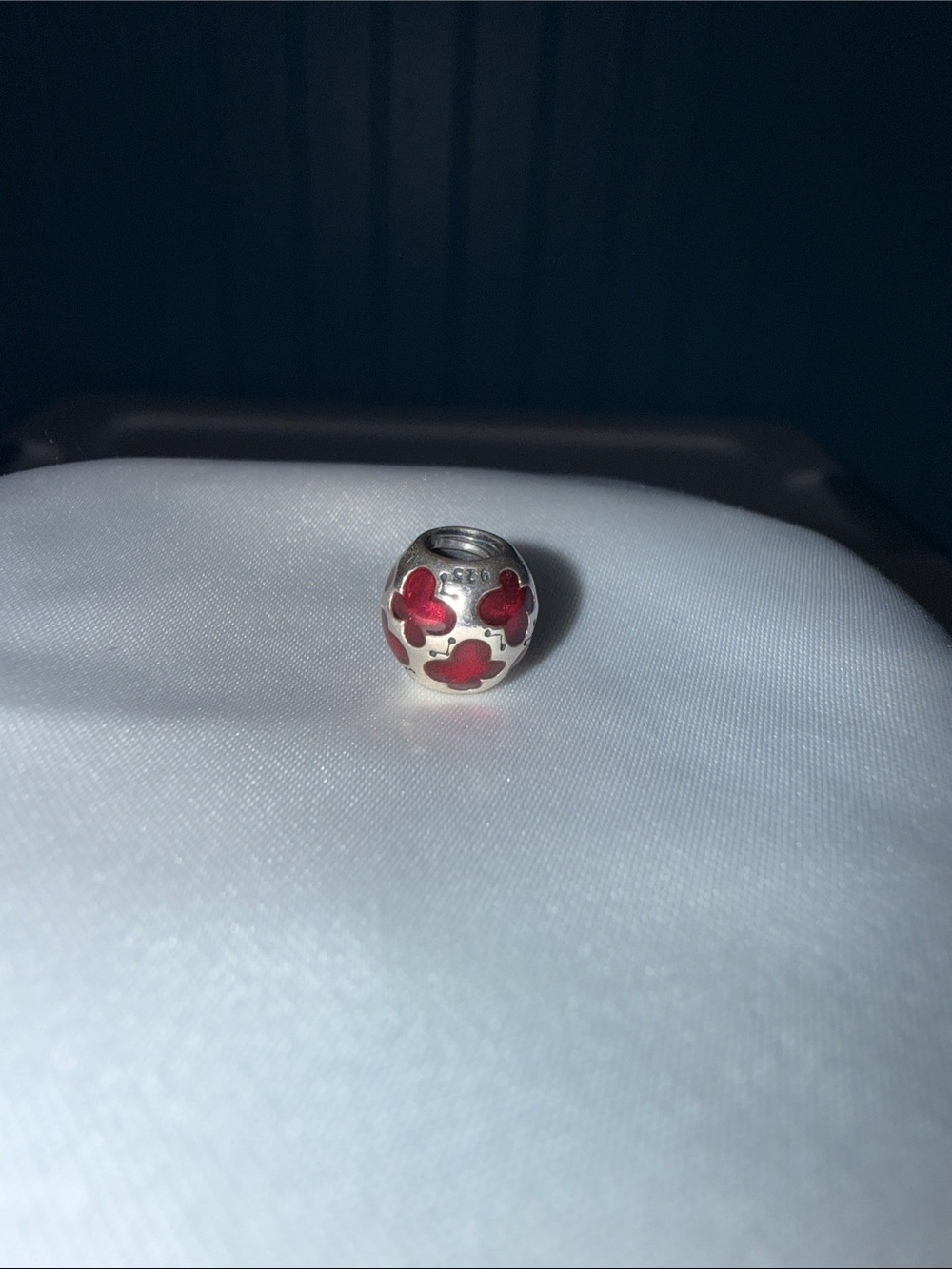 Authentic Pandora Red Butterfly Sterling Silver ALE 925 Charm